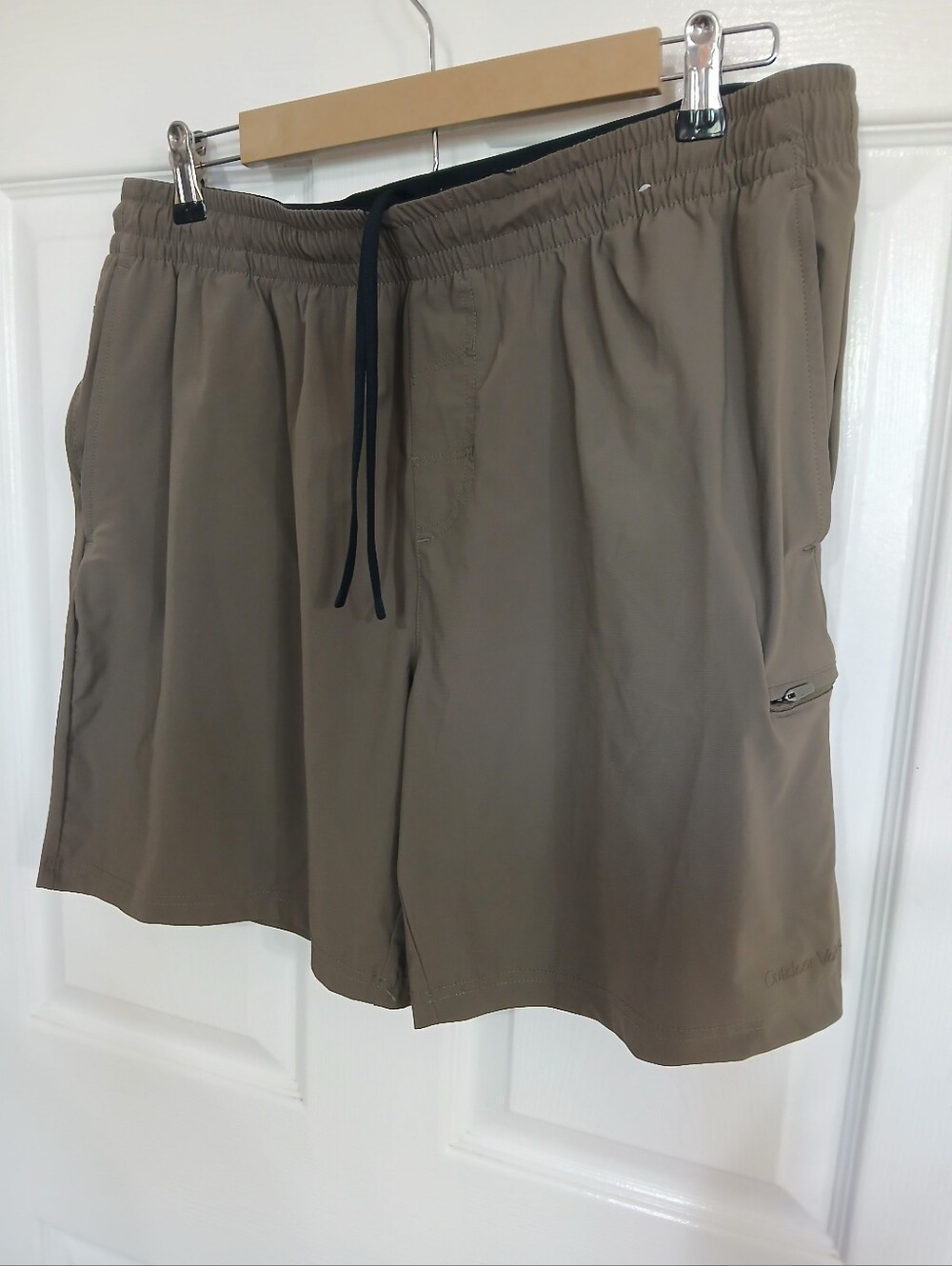 Outdoor Voices Olive Drawstring Hiflex Athletic Shorts Athleisure Gym Active Run